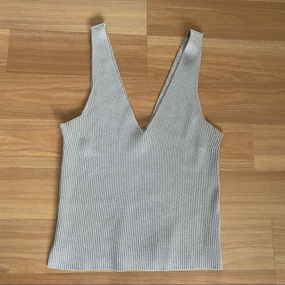 Intermix Ribbed Shimmer Tank